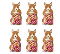 10 Uds lindo Animal oso Koala conejo zorro hornear dulces bolsa de embalaje regalo niños niño niñas bebé cumpleaños fiesta celofán tratar bolsas-canguro