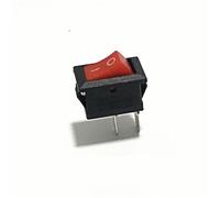 10 uds./lote KCD1 2 pines 250 V 3 A SPST negro Interruptor de barco 21 x 15 mm Interruptor de posición basculante ON OFF a presión KCD11 15 x 10 mm(Red,10PCS_15X10MM)
