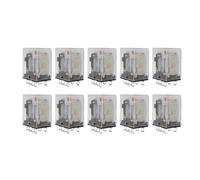 10 Uds LY2NJ HH62P HHC68A-2Z Micro Mini relé electromagnético electrónico 10A 8PIN bobina DPDT AC/DC 6V12v24v36v48v110v220v(AC,36V)