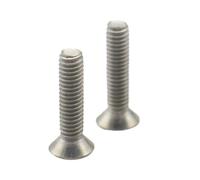 10 Uds M2 .5 M3 M4 DIN7991 TA2 Tornillo Hexagonal De Titanio Con Cabeza Avellanada Plana L = 3-50mm(5mm,M4 (10pcs))