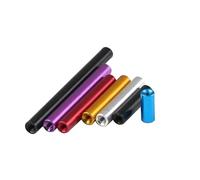10 Uds M2 M2.5 junta de soporte redondo de aluminio de color, pernos de varilla de manga roscada, tuerca anodizada,Púrpura,M2x25mm