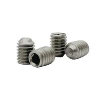 10 Uds M2 M2.5 M3 M4 M5 M6 GB80 juego de zócalos hexagonales de titanio tornillos de extremo plano de titanio puro juego de tornillos(M2X4 10PCS)