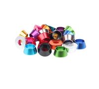 10 Uds M2 M2.5 M3 M4 M5 M6 M8 arandelas de aleación de aluminio anodizado for pernos de tornillo DIN912 espaciadores de aluminio(Rose,M3 (10Pcs))