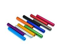 10 Uds M3*4-100mm varillas de columna de separación de aluminio redondas tornillo espaciador de aluminio Compatible con multirotores RC anodizado rojo/negro/plata(Red,24MM_M3)