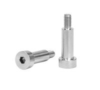 10 Uds M3 M4 M5 M6 304 hexagonal de acero inoxidable tapa cabeza hombro rodamiento rodillos tornillo alta resistencia(6mm (10pcs),D3-M2.5)