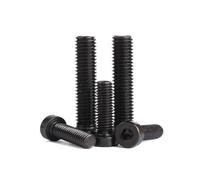 10 Uds M3 M4 M5 M6 8, grado acero negro DIN7984 hexagonal zócalo fino bajo perfil cabeza Allen tornillo L = 6-50mm(10mm,M6)