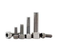 10 Uds M3 M4 M5 M6 M8 M10 M12 Gr2 TA2 titanio DIN912 Allen hexagonal tapa cilíndrica perno de cabeza tornillo aleación(M6 x 40mm (10pcs))