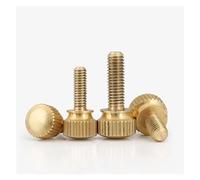 10 Uds M3 M4 M5 M6 m8 tornillos moleteados de latón apretados a mano pernos cobre tornillo chasis computadora pulgar(10mm,M3)