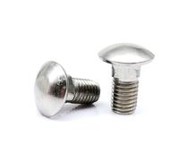 10 Uds M4 M5 M6 M8 M10 M12 A2-70 304 acero inoxidable GB12 estante escritorio muebles Truss cabeza redonda cuello cuadrado entrenador perno tornillo de carro(65mm,10pcs M5)