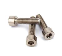 10 Uds M6 M8 M10 tornillo hexagonal de cabeza hueca hexagonal de titanio(M8X30)