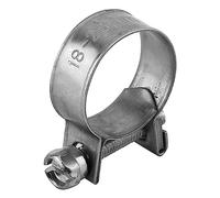 10 Uds Mini Abrazaderas de Manguera Gruesas de Acero Inoxidable Jubilee Collier Inox Clips de Abrazadera de Manguera de Tubo de Línea de Combustible (18-20 mm)