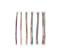 10 Uds Mini JST 1,25mm paso MX1.25 2/3/4/5/6/8 pines de un solo extremo/misma dirección conector de cables hembra a hembra 28AWG(Female to Female,Length 20CM,3Pin)