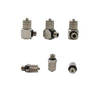 10 Uds Mini M3 M4 M5 M6 tubo de aire OD 3mm 4mm 6mm conector de tubo neumático(Hose OD 4mm - M3,PL)