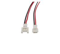 10 Uds MX2.0 2,0mm paso 2P 3P 4 Pin macho hembra conector de Cable de carga de acoplamiento aéreo con Cable de 150MM(2Pin,10Pcs Male)