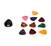 10 Uds, Pa de Guitarra, Pa y Soporte para de Guitarra, Herramienta Porttil para Accesorios de Bajos