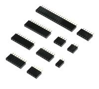 10 Uds. Paso de 2,54mm única hembra 2~40P PCB placa conector de pines tira Pinheader 2/3/4/6/10/20/40Pin(3P)