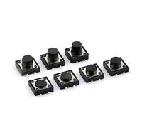 10 Uds PCB táctil Mini interruptor de botón SMD 4pin Micro 12 * 12 * 4,3/5/6/7/8/9 MM 12x12*4,3 MM/5MM/6MM/7MM/8MM/9MM