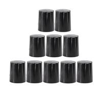 10 Uds. Perilla De Puntero De Plástico ABS Con Orificio De Eje De 1/4 "para Piezas De Repuesto De Pedal De Efectos De Guitarra Piezas de Guitarra Accesorios de Repuesto (Color : B)