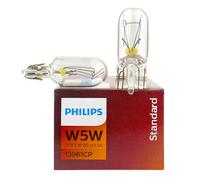 10 Uds Philips Truck 24V T10 W5W bombillas de señal de giro estándar lámpara Interior posición Original parada luz de puerta 13961CP al por mayor