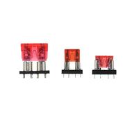 10 Uds portafusibles for coche placa PCB estándar Mini Micro hoja pequeña Auto automotriz barco 32V(Standard,10A)