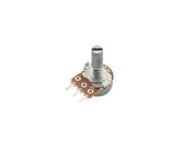 10 Uds. Potenciómetro lineal WH148 20mm 3 pines con tuercas y arandelas 1K 2K 5K 10K 20K 50K 100K 250K 1M Kit de potenciómetros(250K OHM)
