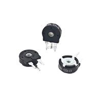 10 Uds potenciómetro PT10 B10K 500 Ohm 1K 2K 5K 20K 50K 100K 200K 500K 1M diámetro del agujero Hexagonal Vertical 10mm 3 pines(500K Ohm)