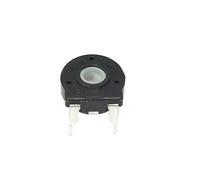 10 Uds potenciómetro PT15 1K 2K 5K 10K 20K 50K 100K 500K 1M 500ohm agujero elíptico interruptor de resistencia ajustable Horizontal 3 pines(500K Ohm)