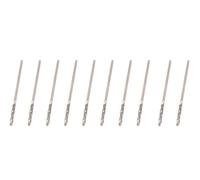 NITVIA 10 Uds Punta recubierta de Diamante Broca helicoidal Brocas espirales Pulido de perforación for azulejo de Piedra de Vidrio perforación Fina (Size : 2.0mm)