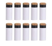 10 Uds. Puntas de Billar Inglés de 11Mm, Piezas de Repuesto, Puntas Compuestas de Cuero y Plástico de Grado Profesional para Palos Estándar (12mm)