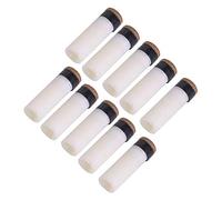 10 Uds. Puntas de Billar Inglés de 11Mm, Piezas de Repuesto, Puntas Compuestas de Cuero y Plástico de Grado Profesional para Palos Estándar (10mm)