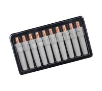 10 Uds. Puntas De Contacto De Soldadura De 0 8/1/1 2mm Conectores M6x40mm Boquillas De Cobre Para Boquillas De Reparación Mecánica Puntas De Contacto De Soldadura