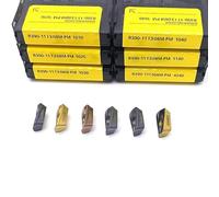 10 Uds R390 11T308 PM 1025 1130 1030 1040 4240 insertos de carburo for fresado facial Indexable herramientas de torneado cortador fresadora CNC(R390-11T308M-PM 1030)