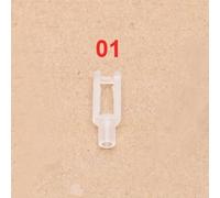 10 Uds RC modelo de barcos DIY accesorios Nylon Tie Rod Chucks apertura 1,8/2/3mm plástico Servo Pushrod Clevis U-clamp Pullrod Collet (Color : 10pcs 3xL22mm 01)
