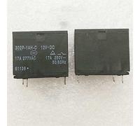 10 Uds relé 302P-1AH-C 12VDC 302WP-1AH-C 302WP-1AB-C 302WP 1AH C 12VD 302P-1AH-C-12VDC 1AB 17A 4 pines(302P-1AH-C 12VDC)