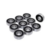 10 Uds rodamiento 603-699 604 605 606 608 8 * 22 * 7 Mm 623 624 626 628 686 687 688 692 693 697 696 ZZ 2RS(-2RS ABEC 5,625-5x16x5mm)