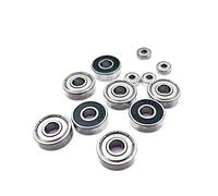 10 Uds rodamiento 6800 6801 6802 6803 6804 6805 6806 6807 2RS 2RZ(6802-2rs 15x24x5mm)