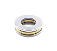 10 Uds. Rodamiento de F5-12M 5x12x4mm ABEC-7 miniatura F5 12 M empuje Axial F5 12M rodamientos de bolas con pista de rodadura ranurada