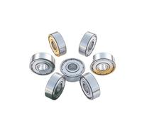 10 Uds rodamiento miniatura de alta velocidad ID1.5mm/2/3/4/5/6/7/8/9/10/12/13mm rodamientos rígidos de bolas Accesorios(6x13x5mm)