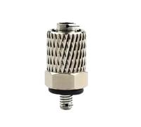 10 Uds rosca macho M3 M4 M5 M6 conector de tubo neumático tornillo a través de ajuste rápido tubo de aire OD junta de giro rápido(PC6-M3,10 pcs)