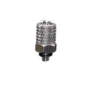 10 Uds rosca macho M3 M4 M5 M6 tubo de aire 3mm 4mm 6mm OD conector de tubo neumático tornillo a través de Montaje rápido junta rápida(PC4-M3)