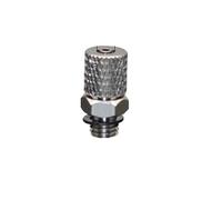 10 Uds rosca macho M3 M4 M5 M6 tubo de aire 3mm 4mm 6mm OD conector de tubo neumático tornillo a través de Montaje rápido junta rápida(PC3-M5)