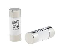 10 Uds RT14 RT18 22x58mm fusible de tubo cerámica soplado rápido 40A 50A 63A 80A 100A 125A for núcleo RO17(125A)