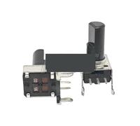 10 Uds RV09 tipo horizontal 12,5mm eje D B1K B2K B5K B10K B20K B50K B100K 0932 potenciómetro de sellado de 3 pines resistencia ajustable(B50K B503)
