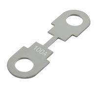 10 uds. SeKi fusibles de hoja 100A; tiras de fusible plano TFS00 hasta 32V, tira de fusible para coche, autocaravana, HiFi