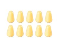 10 Uds. Selector De Pastilla De 3 Vías Y 5 Vías, Punta De Interruptor, Selector De Pastilla De Guitarra, Tapa Del Interruptor, Perilla De Interruptor Para Guitarra Eléctrica(Oro)