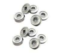 10 Uds SF635ZZ DDRF-1950ZZ rodamientos de bolas con bridas en miniatura rodamiento de brida de 5x14x5mm Cojinete industrial