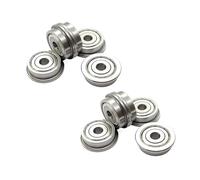 10 Uds SF635ZZ DDRF-1950ZZ rodamientos de bolas con bridas en miniatura rodamiento de brida de 5x19x6mm Cojinete industrial