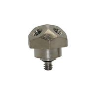 10 Uds. Soporte de boquilla VCopper con 3 sitios, 4 sitios 10/24 "soporte de boquilla de niebla agrícola de rosca for conectar la boquilla de atomización(Silver)