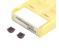 10 Uds SPMX060204 SPMX090408 SPMX110408 TG LF6018 Insertos De Biselado CNC Cortador Torno Herramientas Torneado Para Soporte Taladro Piloto Herramienta de Torno(SPMX060204-TG LF6018)