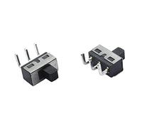 10 Uds SS12D11 interruptor de palanca de ángulo recto 3PIN 1P2T mango alto 5MM paso 4,7 MM interruptor deslizante SS12D06